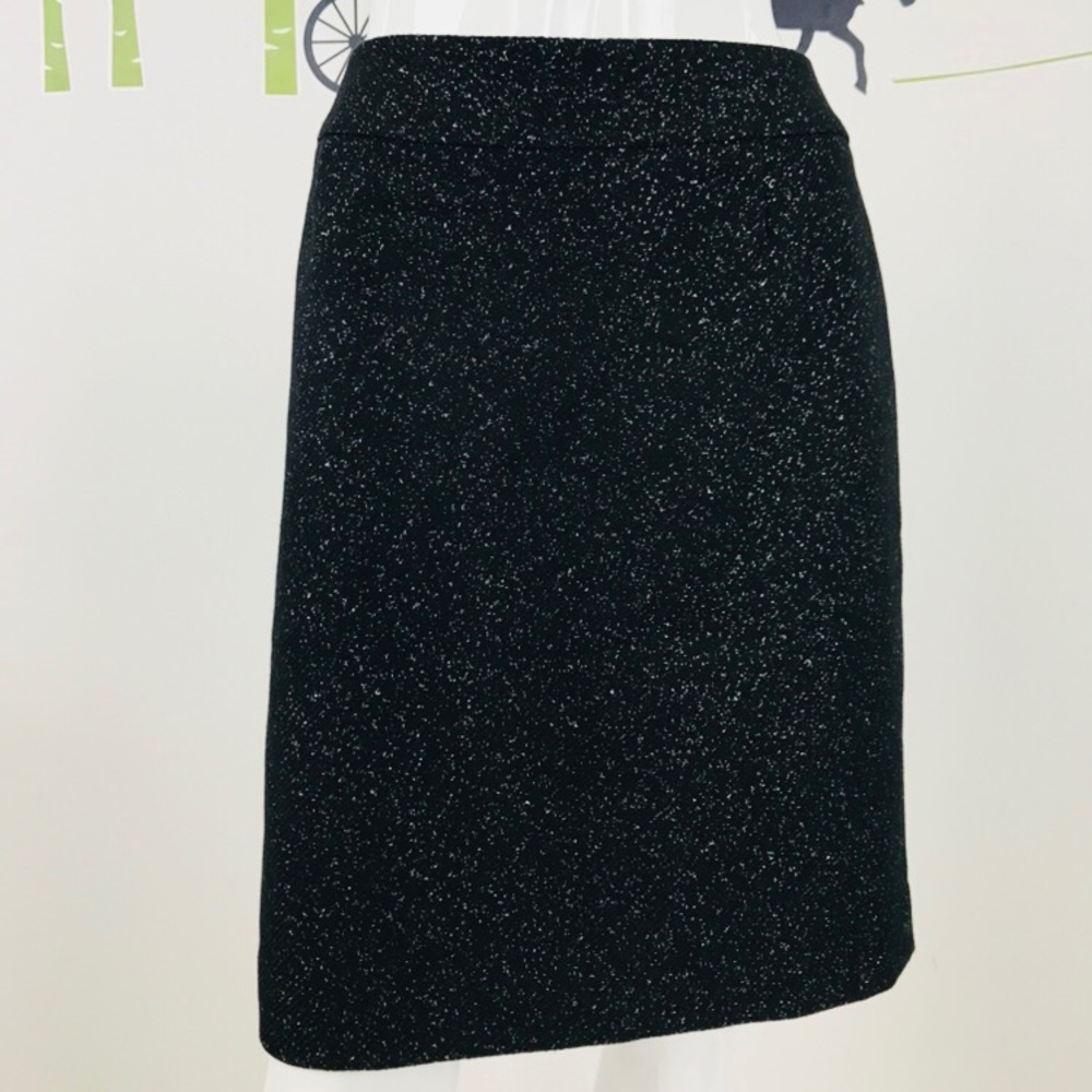 Halogen Black Shimmer Pencil Skirt